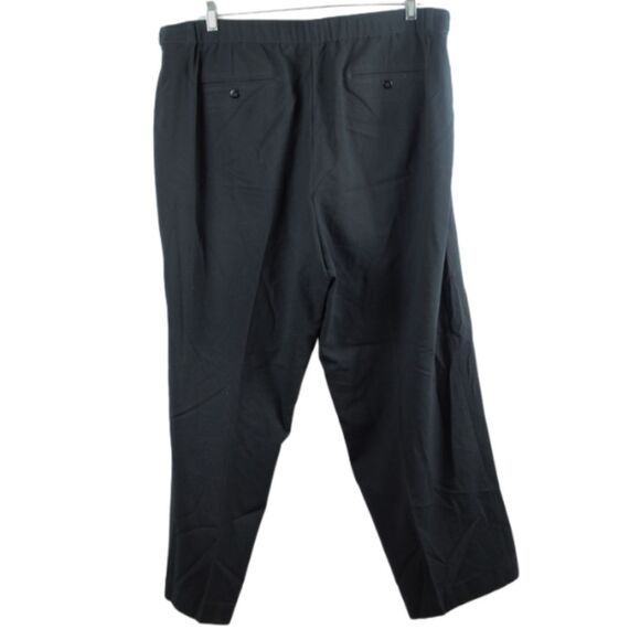 Emma James Black Women's Dress Pants Front Zip Closure Stretch 20W 048 - Picture 3 of 4